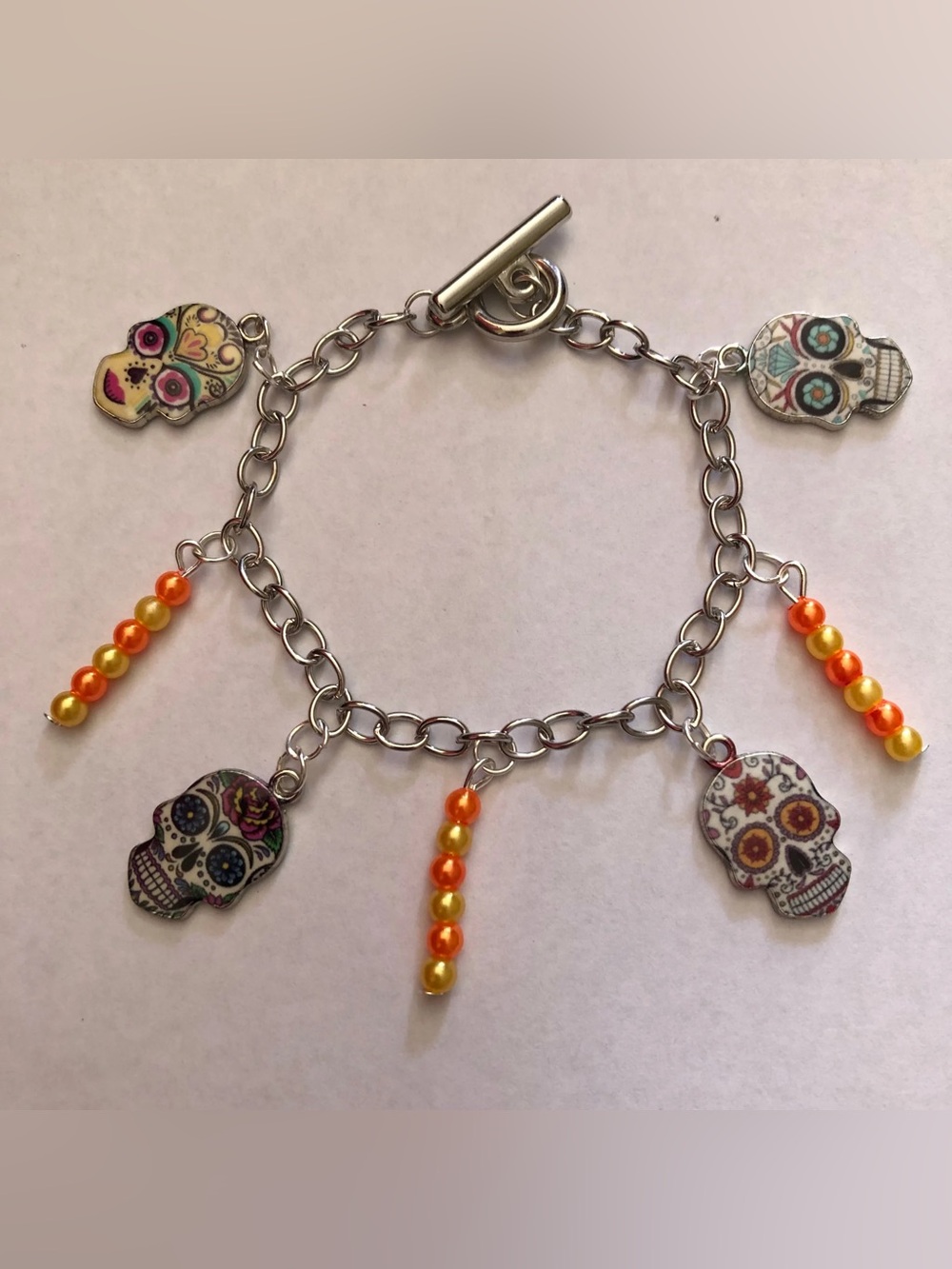 Día De Muertos Skull Calavera Charm Bracelet
SKU579